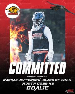 Rashad Jefferson Committed to Emmanel - Class of 2025